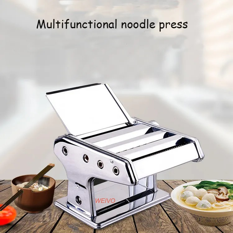 Hot Selling Home Kitchen Stainless Steel Manual Pasta Maker Machine Hand Crank Pastry Roller Spaghetti Noodle Maker for food