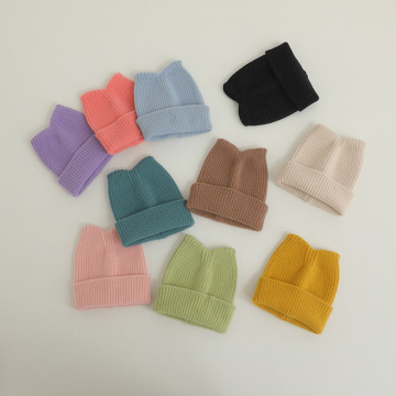 Autumn and Winter Korean Baby Hat - Thick Knitted Wool Hat for Boys and Girls