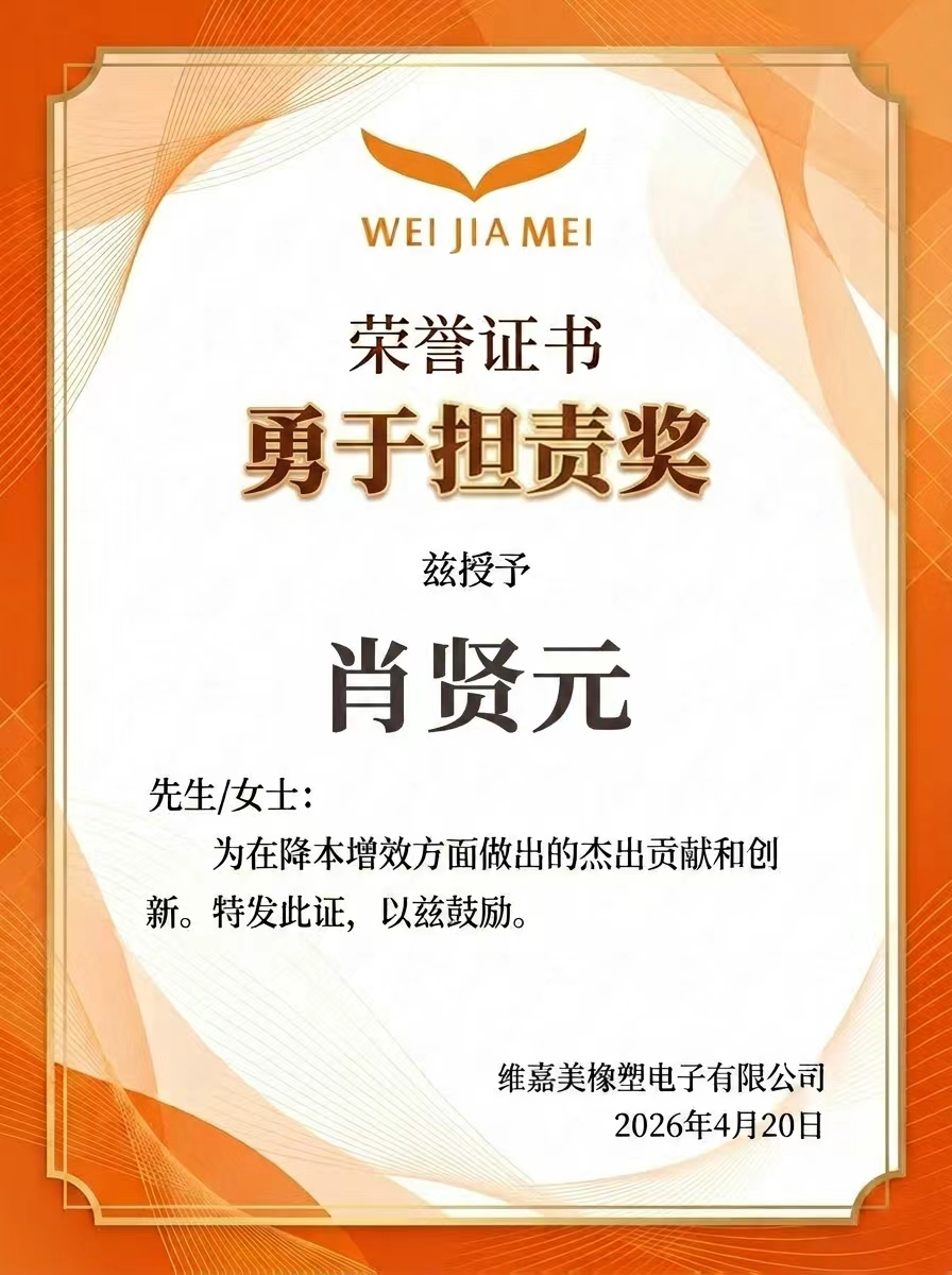 Responsibility Award - Xiaoxianyuan