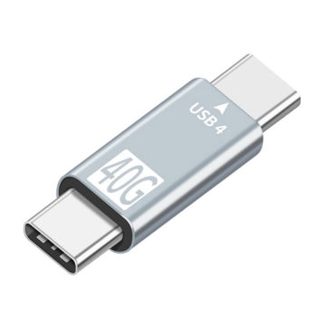 USB-C USB 3.1 40Gbps Adapter - Male to Male for Macbook Pro/Air & Dell Thunderbolt Laptops to Type C
