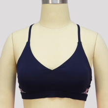 Reggiseno sportivo yoga da donna nero