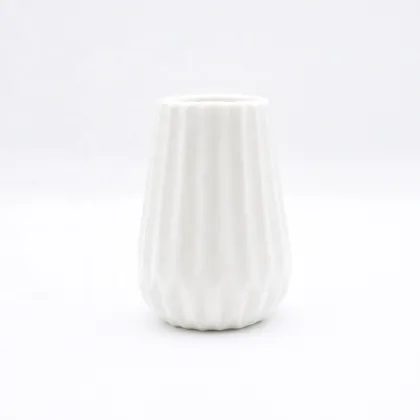 Living Ceramic Vase: Home Decor Tabletop Flower Vase