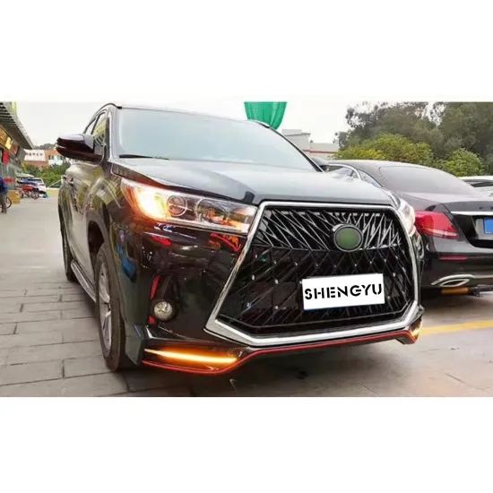 Car Bumper Body Kit - Upgrade Highlander 2018-2020 to Lexus Model (Includes Front & Rear Bumpers and Grille)