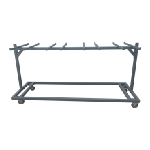 Steel Trolley with Movable Wheels for Efficient Industrial Material Storage