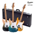 Gitar listrik KST650 ST profesional dengan case gitar