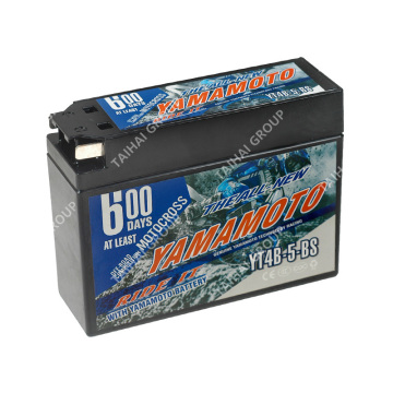 YAMAMOTO YT4B-5-BS Motorcycle Spare Parts 12V5AH Power Supply Storage Battery