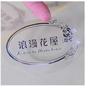 Hologram hot stamping foil self adhesive label sticker