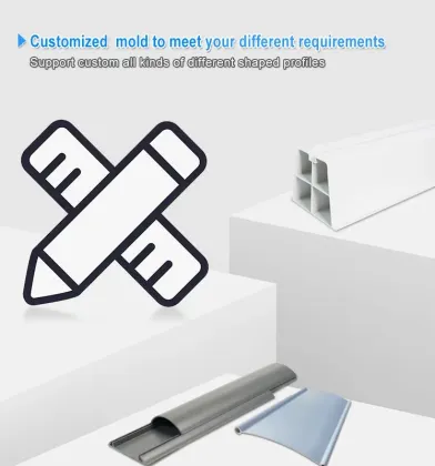 PVC Flexible Skirting Board Curtain Track
