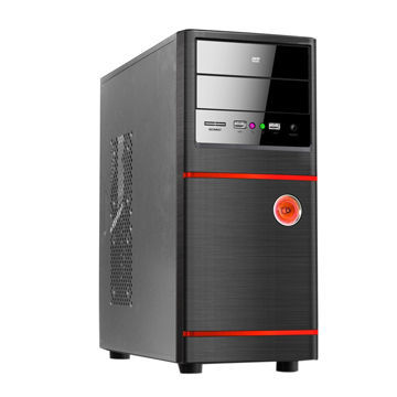 Desktop Computer Case, 0.4m SGCC, Case Size of 375 x 180 x 410mm