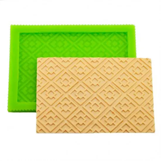 Custom Embossed Pattern Fondant Mold for Cake Decoration