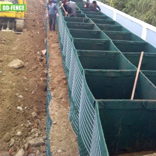 Gabion Box Barrier per Blast Defense Wall
