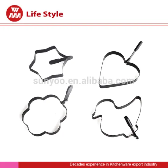 easy and clean operation stainless steel bakeware different shape cake/cookies/flied egg mould