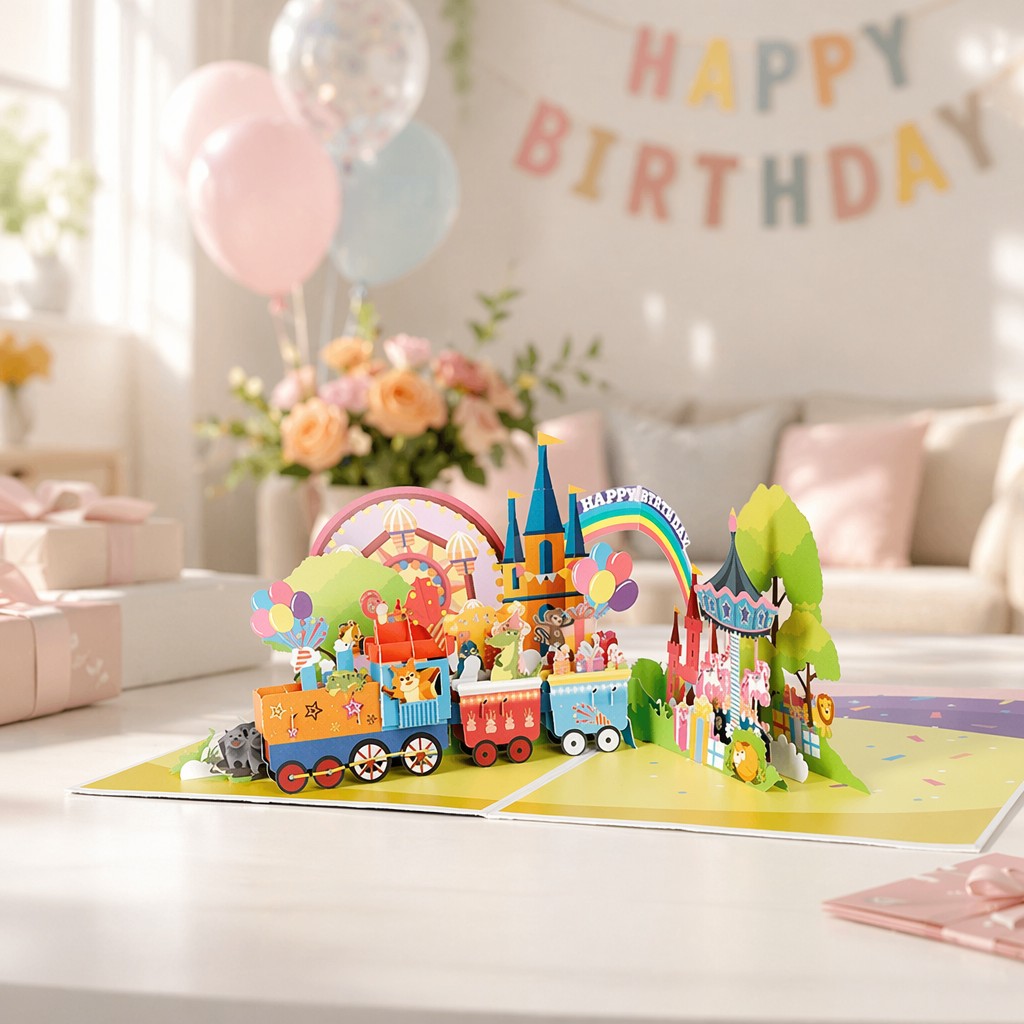Funny 3D Birthday Pop Up Card
