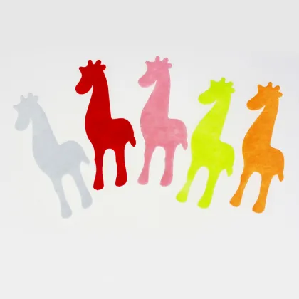 Felt giraffe craft assortment