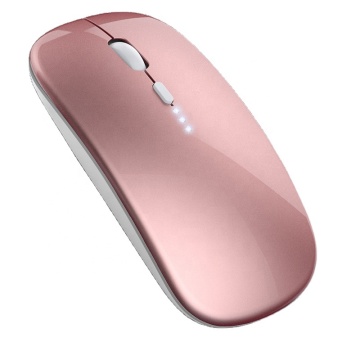 OEM Wireless Dual Mode BT Rechargeable Mouse with RGB Lights for Tablet Laptop