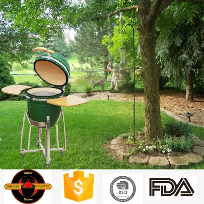 SEB KAMADO Best 21inch Charcoal Barbecue / Barbeque Grill Smoker Outdoor Ceramic BBQ Grills, Patton Primo Kamado Parrilla