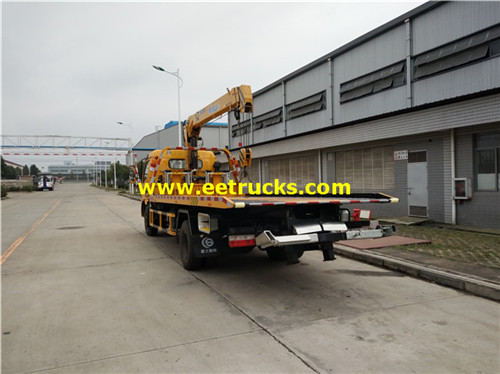 XCMG 5ton Tow lori wreckers zilizowekwa cranes