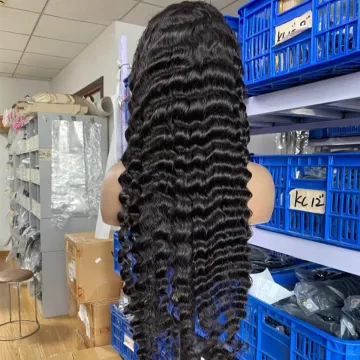 13X6 Deep Wave Transparent Lace Frontal Wig Raw Cambodian Hair Hd Lace Wigs Cheveux Naturels Perruques Glueless Full Hd Lace Wig