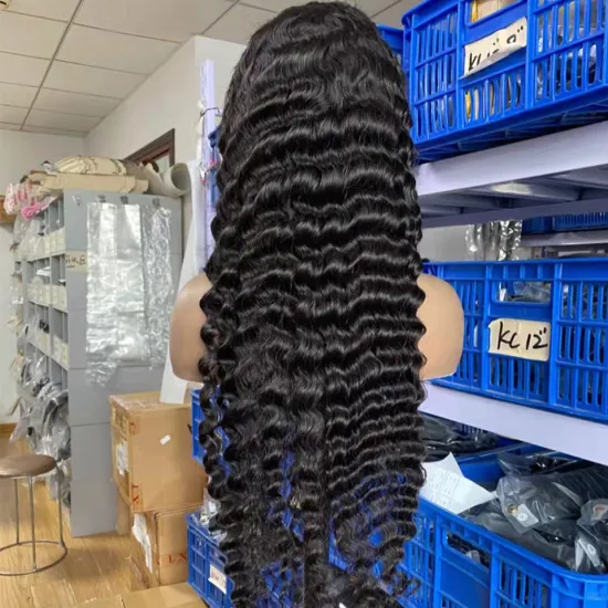 13X6 Deep Wave Transparent Lace Frontal Wig Raw Cambodian Hair Hd Lace Wigs Cheveux Naturels Perruques Glueless Full Hd Lace Wig