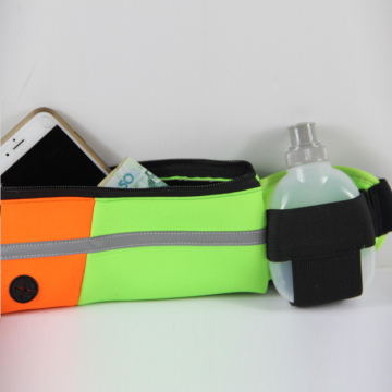 Hot Sale Neoprene Waist Belt With Bottle Holder