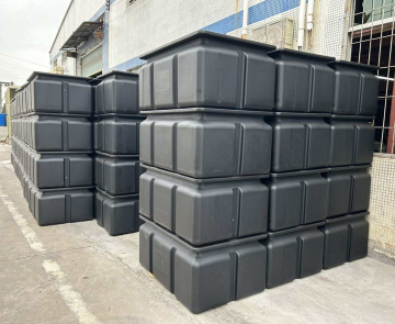 Black Marine Polyethylene Pontoon PE Floats for Aluminum Floating Dock