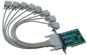 PCI to Serial 8-Port Host Controller Card (New Version-support all OS) (FLS-PCI-8S)