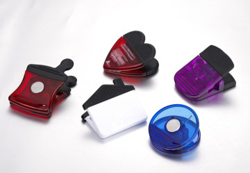 Magnetic Plastic Memo Clip, Tooth Triangle, Dog Claw Clip & Refrigerator Magnet Clip
