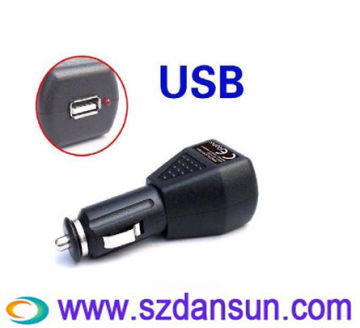 500ma To 1a Dual Color Indication Mp3 / Mp4 Universal Usb Car Charger For Iphone, Ipod