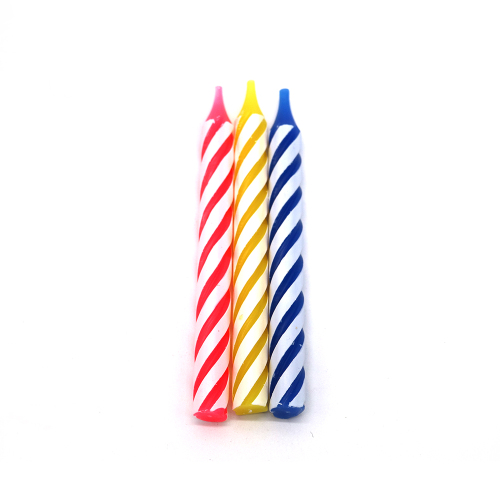 Colorful Spiral Birthday Candles Multi Pack Cake Candles