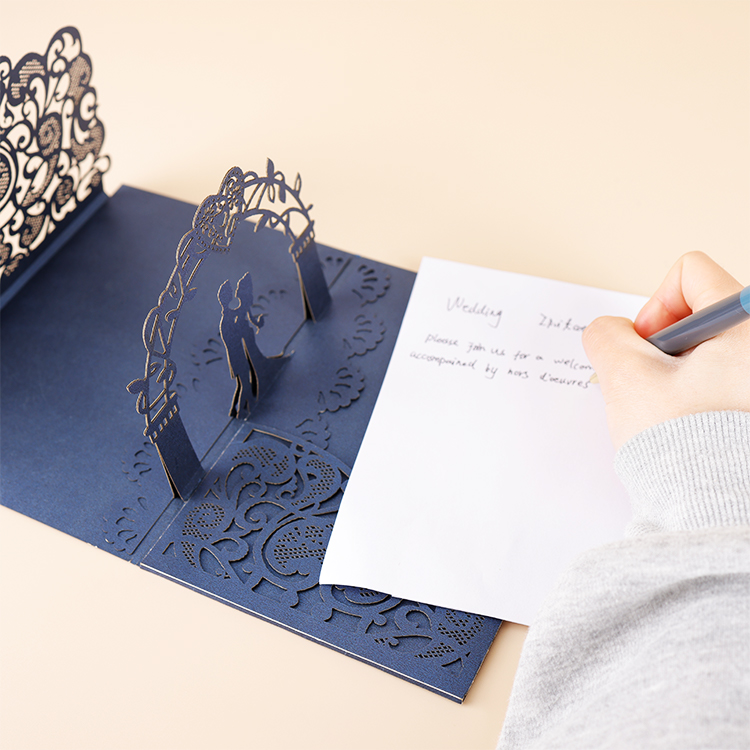 wedding pop up cards