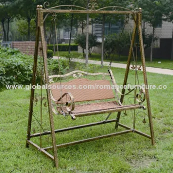 Outdoor Swing, Made of PE Rattan, Garden Furniture for Adult