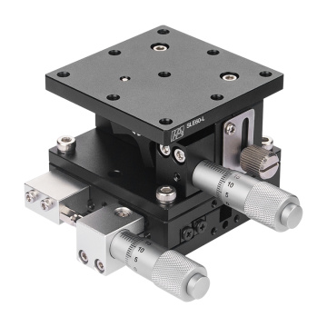 Vysoce přesný ruční stolek z hliníkové slitiny XZ osy 60 mm