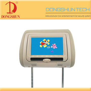 DS-771 7 inch car HEADREST DVD PALYER WITH 32 NATIVE GAMES /USB/SD