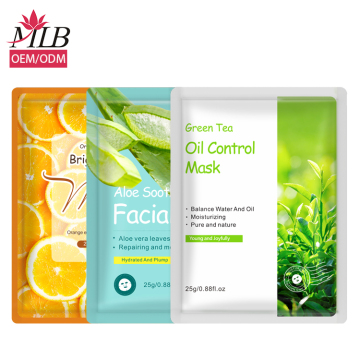 High-End Eco-Friendly Collagen and Hyaluronic Acid Facial Masks for Girls