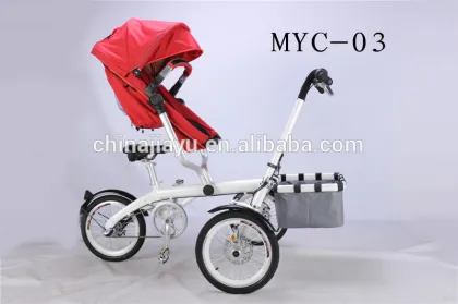 Baby stroller bicycle stroller Tricycle stroller kids bicycle kids stroller mother baby stroller bike EN1888