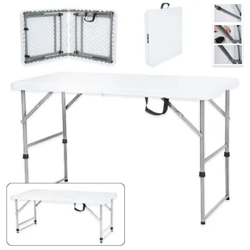 Wholesale Custom 6ft & 4ft Plastic Round Folding Tables | Dining & Picnic Tables