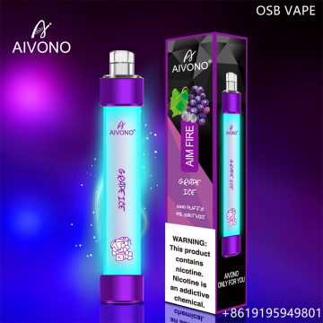 AIVONO1000puff LED Disposable Electronic Cigarette