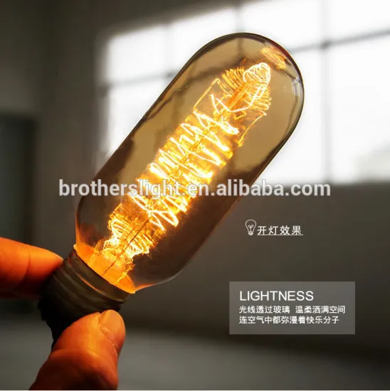 2015 retor lights China wholesale E27 T45 edison bulb vintage incandescent lamps