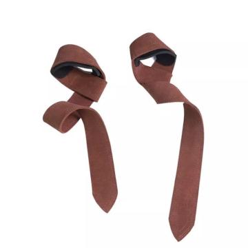 Suede Lifting Straps for Grip Support in Deadlift and Bodybuilding Training
