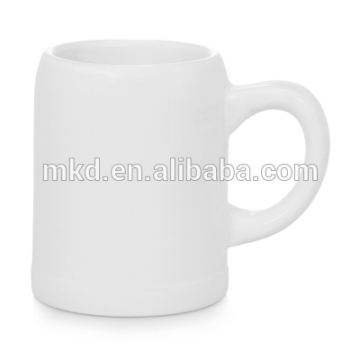 MEIKEDA 250ML white Ceramic Sublimation beer mug