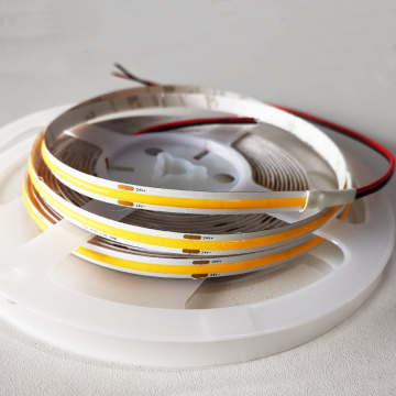 Lumière de bande de cobage flexible blanche chaude DC24V chaude de haute qualité avec 512 LED par mètre