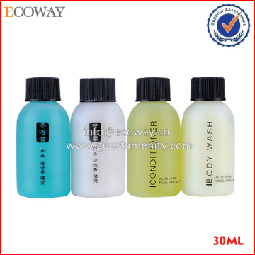 30ml plastic hotel shampoo bottle round small cheap bottle on sale