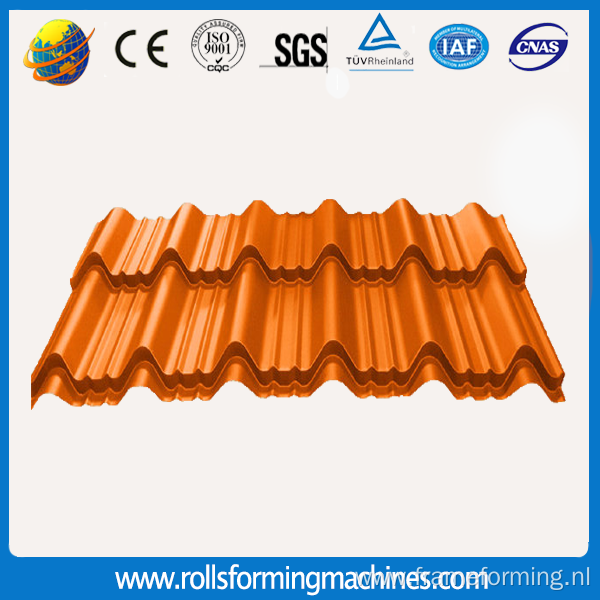 High Speed Step Tile Roofing Roll Forming Machine