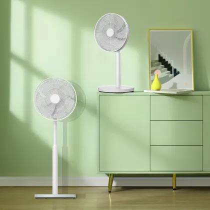 14 Inch Plastic Silent Standing Floor Electric Fan