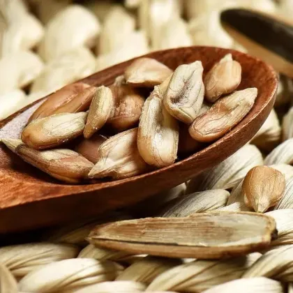 Caramelized melon seeds