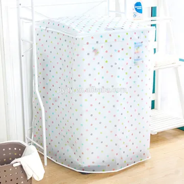 Plastic waterproof dust cover for washing machine