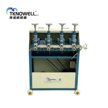 Four Wheeled Leather Shoulder Belt Lining/Laminating Machine