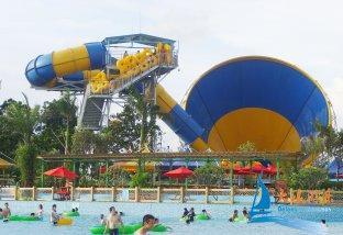 Kids Fiberglass Tornado Amusement Park Water Slides 4 Perso