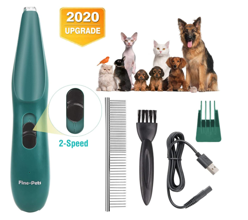 USB Rechargeable Low Noise Pet Trimmer Clippers