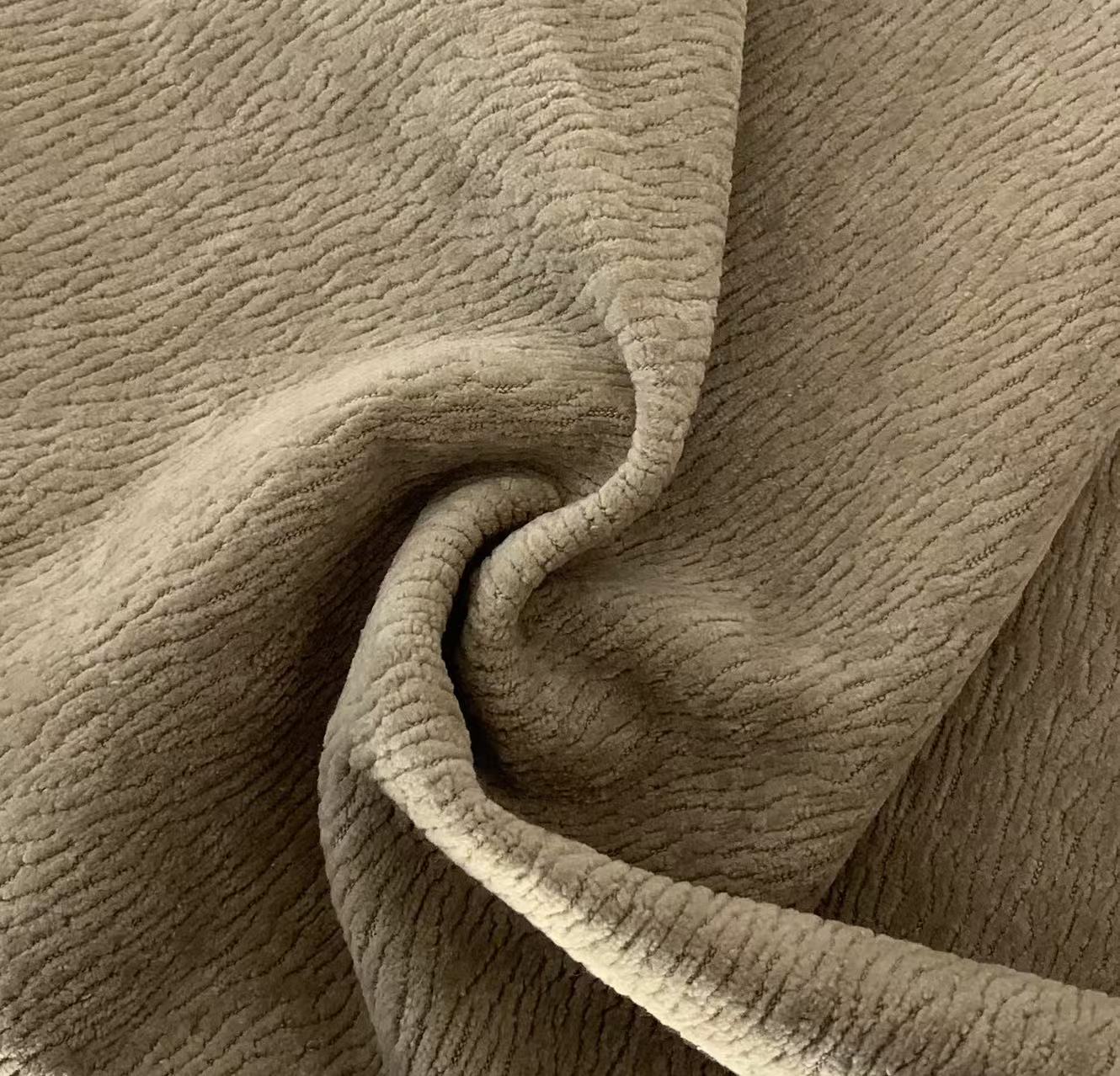 Elegant Wavy Velvet Fabric For Upholstery